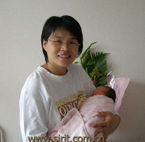 me and baby